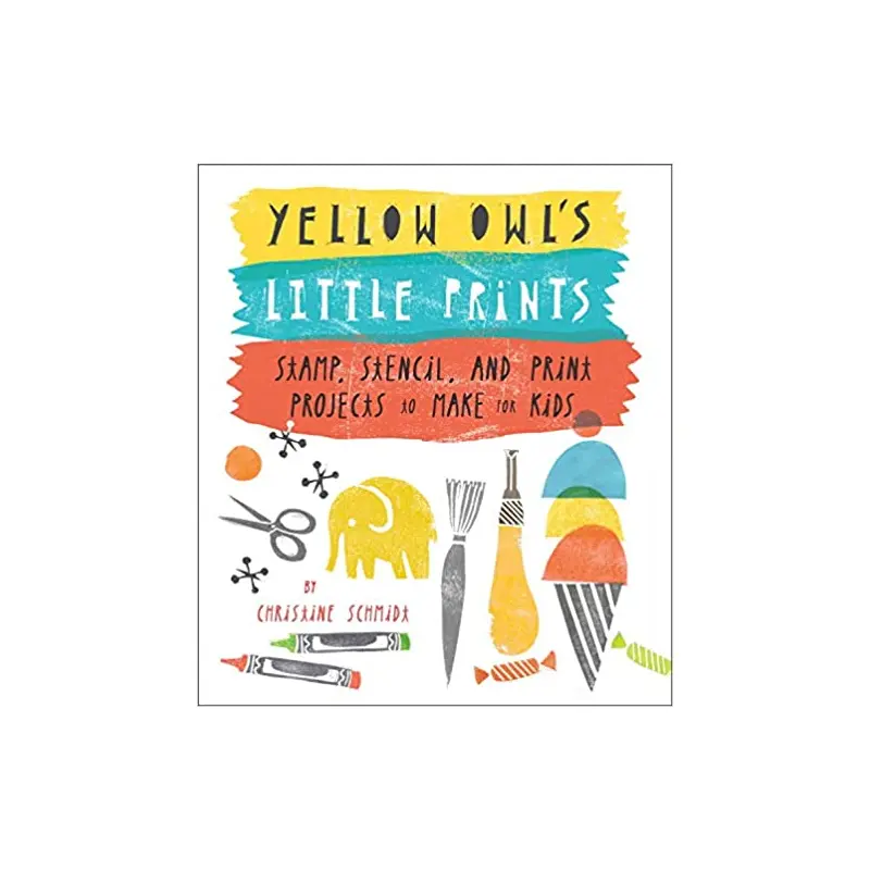 Yellow Owls Little Prints - Christine Schmida