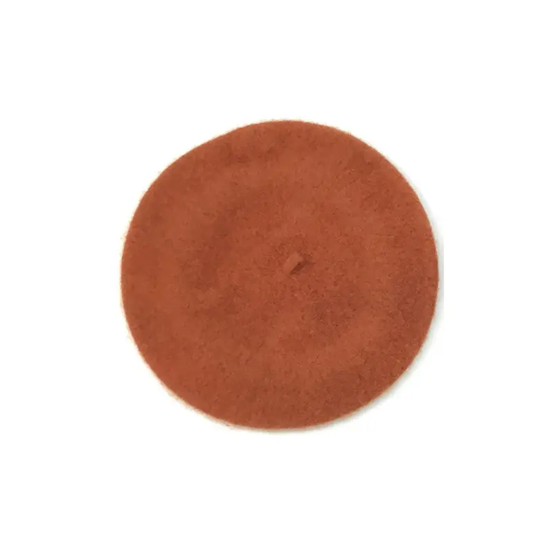 Solid Wool Beret - Yam