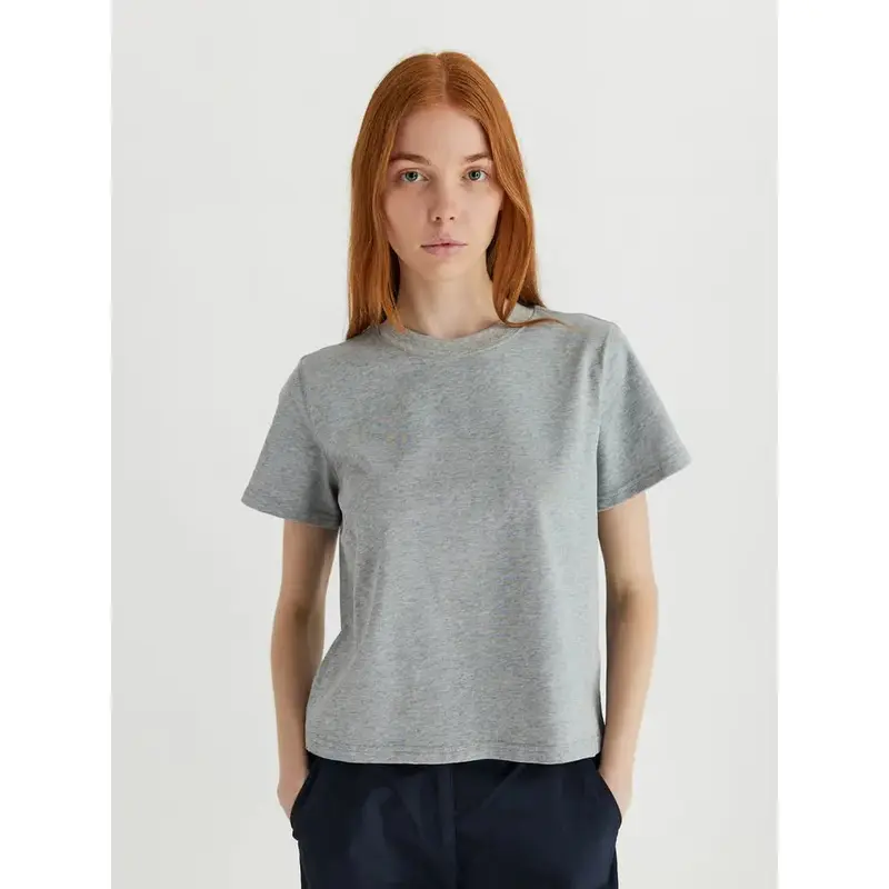 The Lanie Top - Heathered Grey