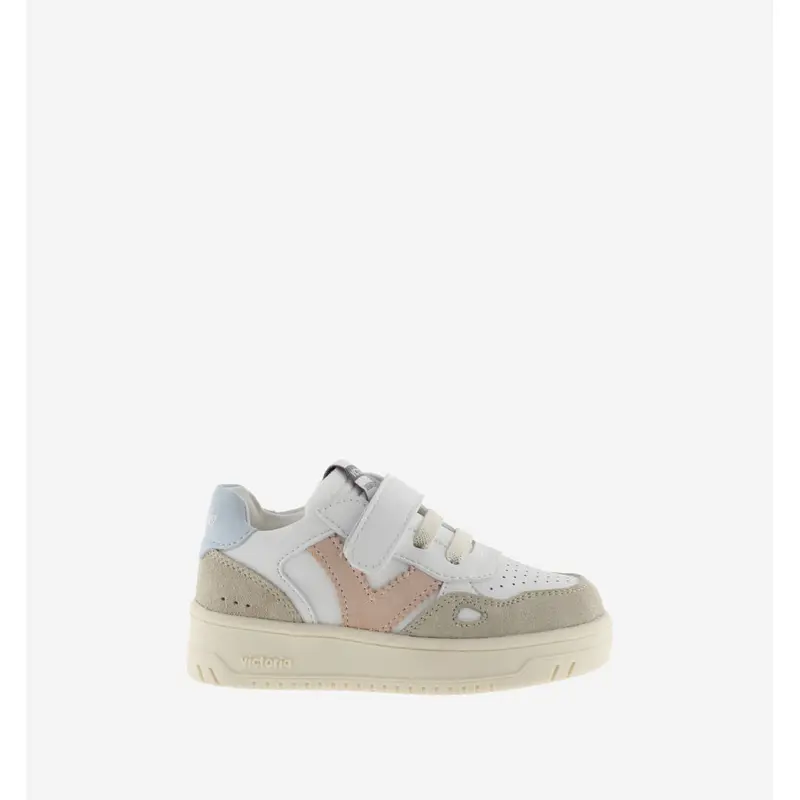 Victoria Shoes - Seul Faux Leather + Split Strap - Celeste