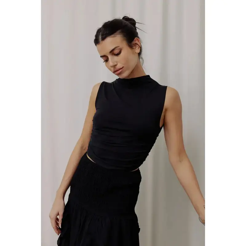 The Azalea Top - Black