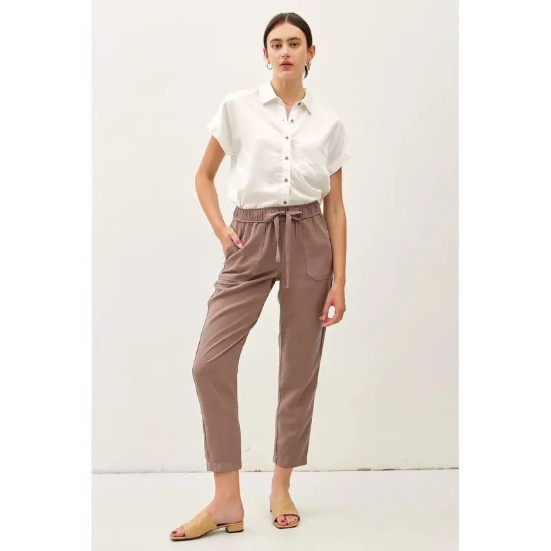 The Lara Pant - Cocoa Brown