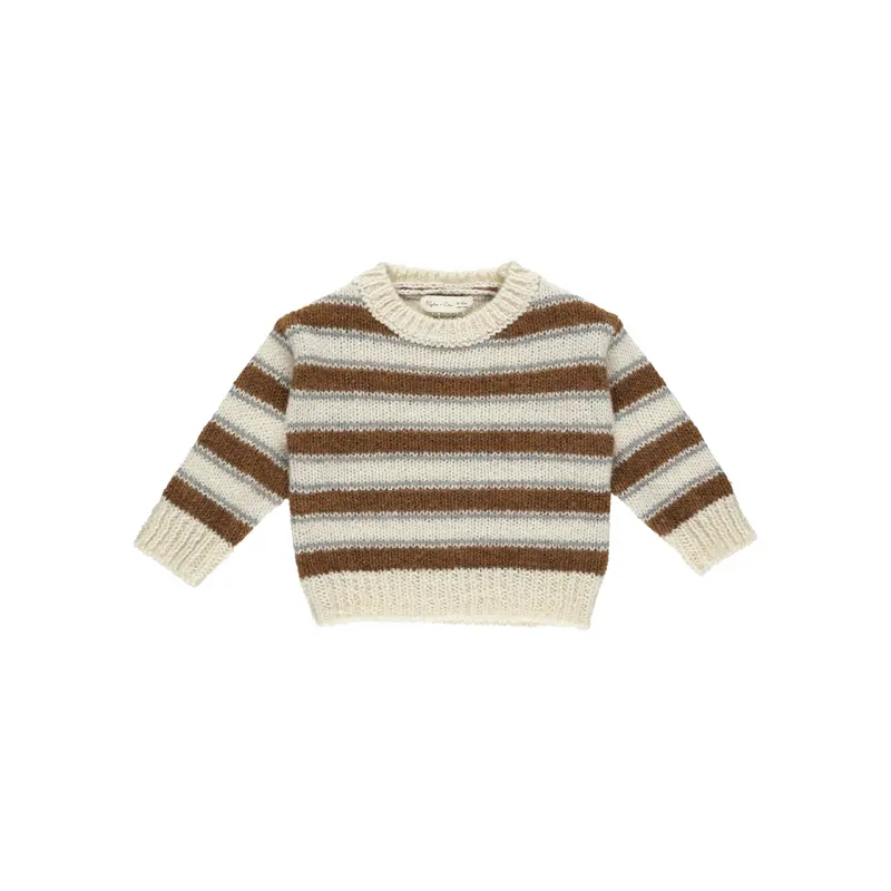 Rylee + Cru - Aspen Sweater - Saddle Stripe