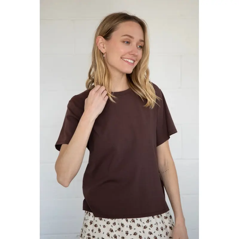 The Jules Top - Brown