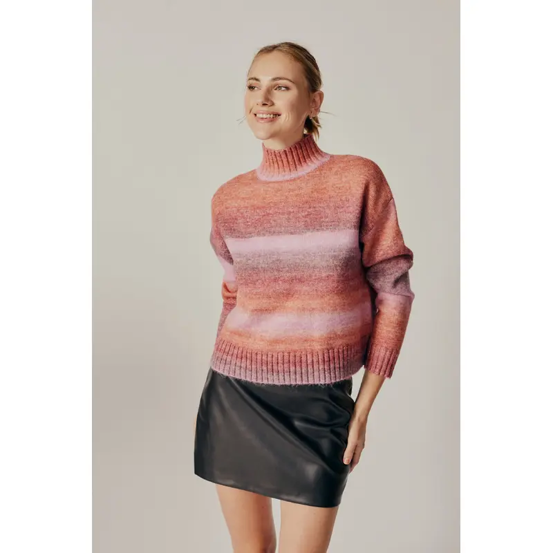 Alnus Turtleneck Sweater - Multicolor