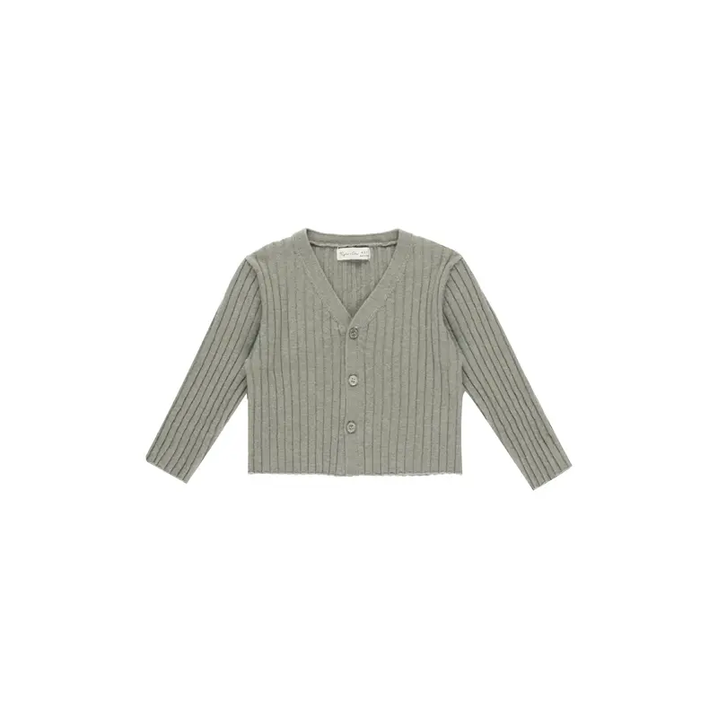 Rylee + Cru - Long Sleeve Knit Button Top - Laurel