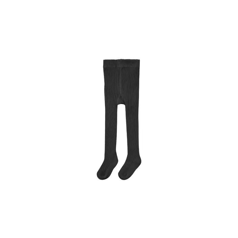 Rylee + Cru - Ribbed Tights - Black