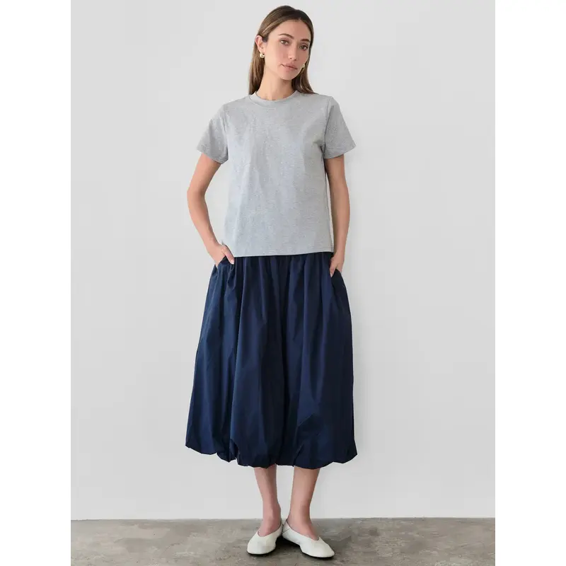 The Lanie Long Top - Heather Grey