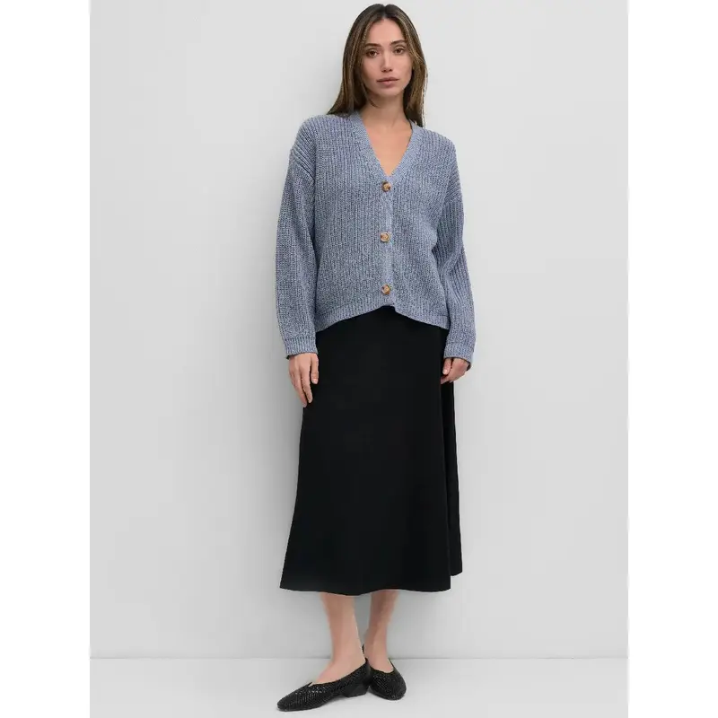 The Willow Cardigan - Dusty Blue