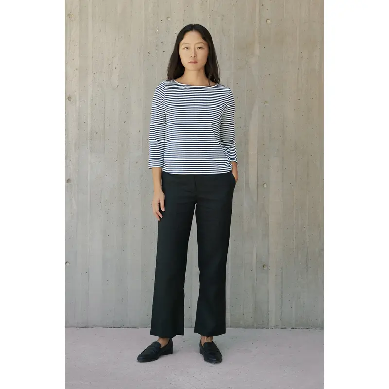 The Xara Top - Navy + White