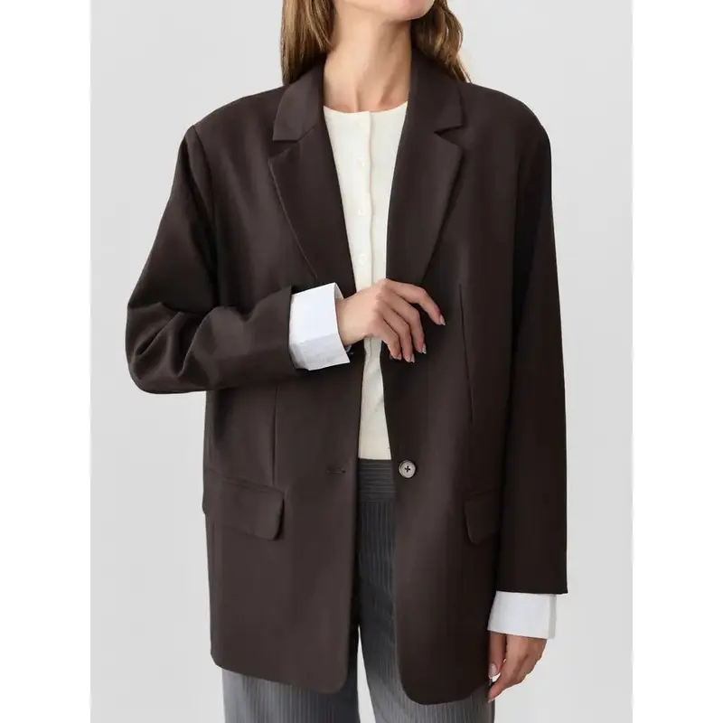 The Sally Jacket - Dark Brown