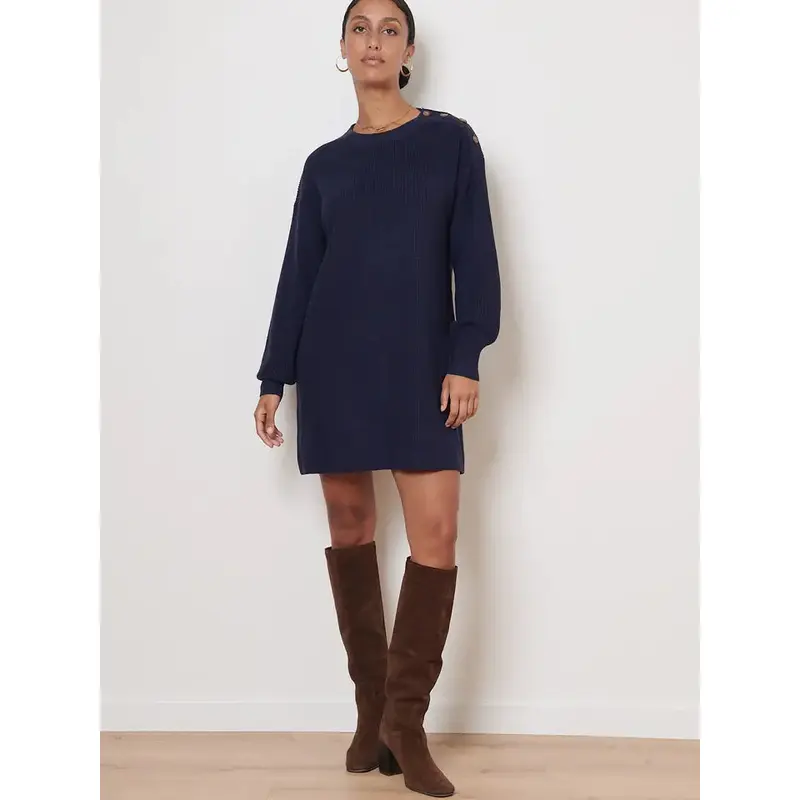 Tiphaine Knit Dress - Marine