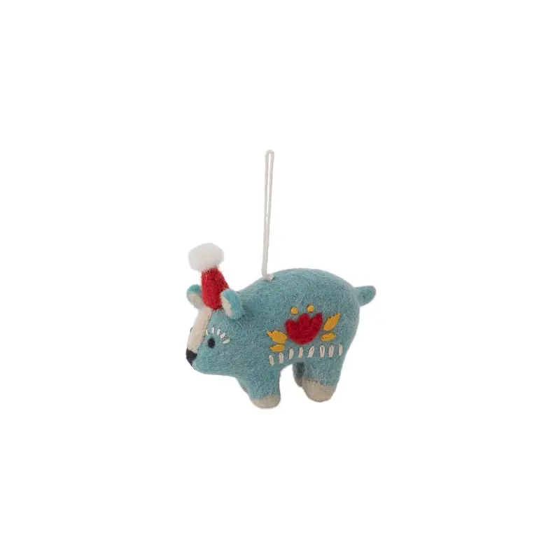 Woodland Holiday Ornament - Bear