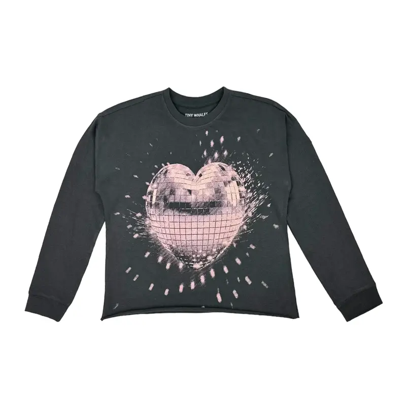 All That Glitters - Long Sleeve Tee - Vintage Black