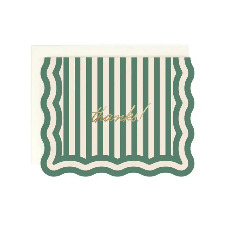 Thanks Striped Card