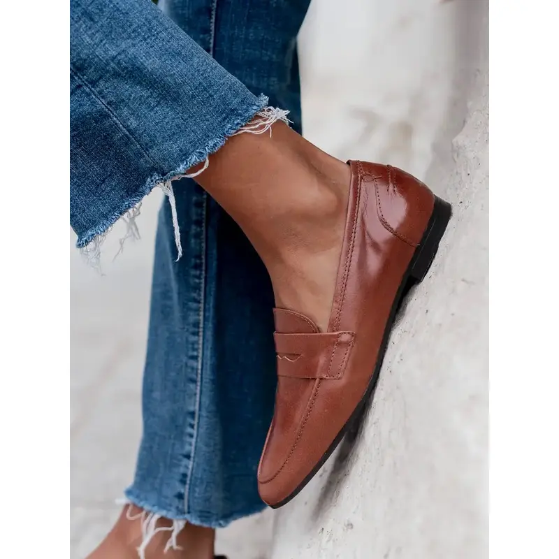 Toledo Penny Loafer - Chestnut