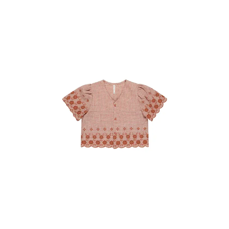 Rylee + Cru - Cleo Top - Poppy Gingham