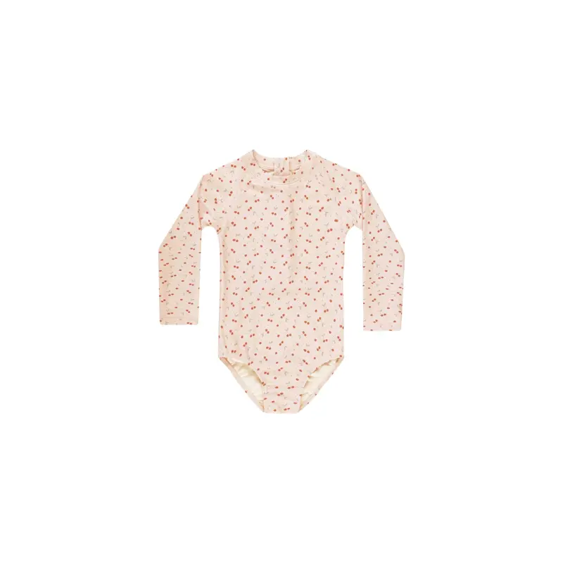 Rylee + Cru - Delphine Rashguard One - Piece - Cherries