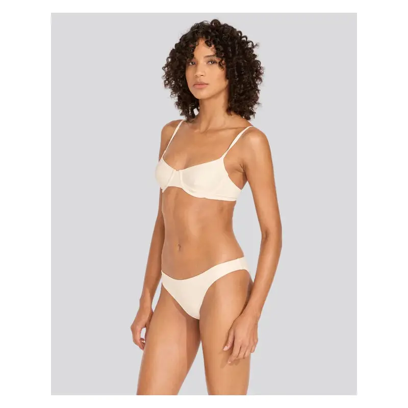 The Eva Cloud Terry Bikini Top - Brule