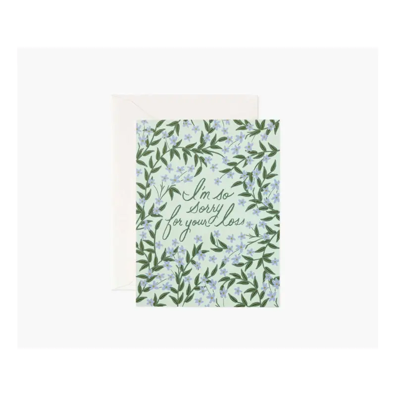 Rifle Paper Co. - Sympathy Card - Laurel