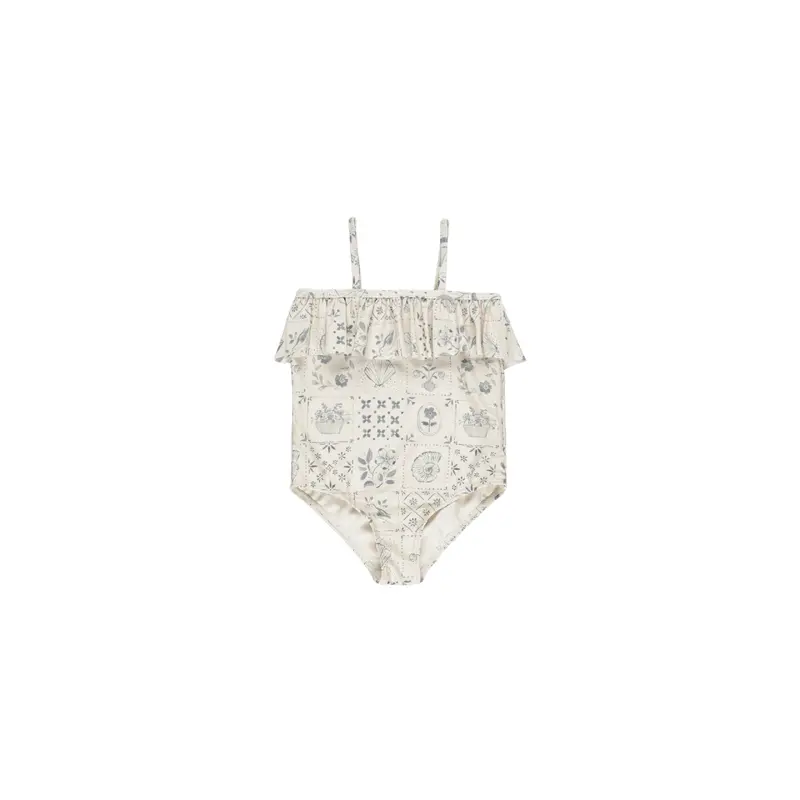 Rylee + Cru - Ruffle One-Piece - Tile