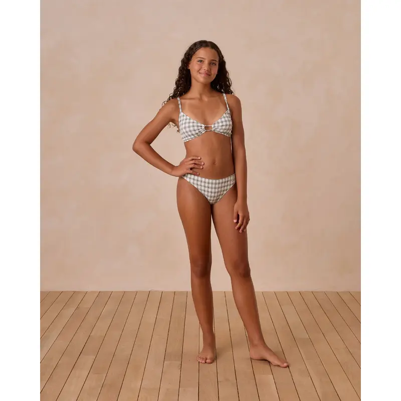 Rylee + Cru - Tween Leila Bikini Set - Eucalyptus Check