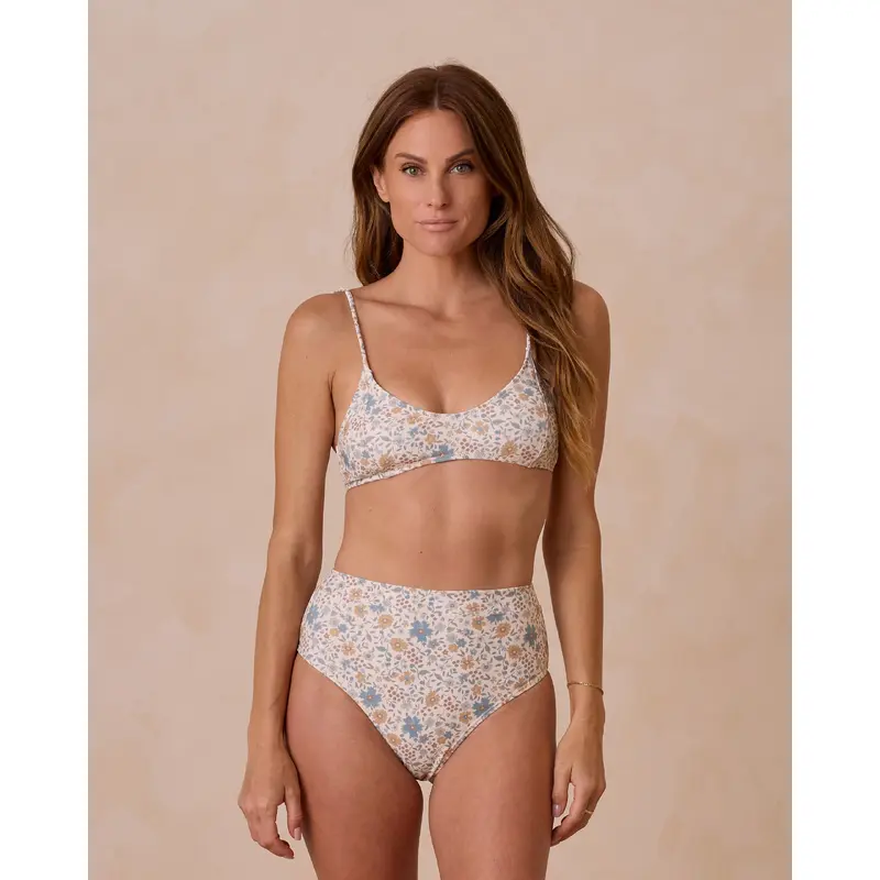 Rylee + Cru - Women's Banded High Cut Bikini Bottom - Gardenia