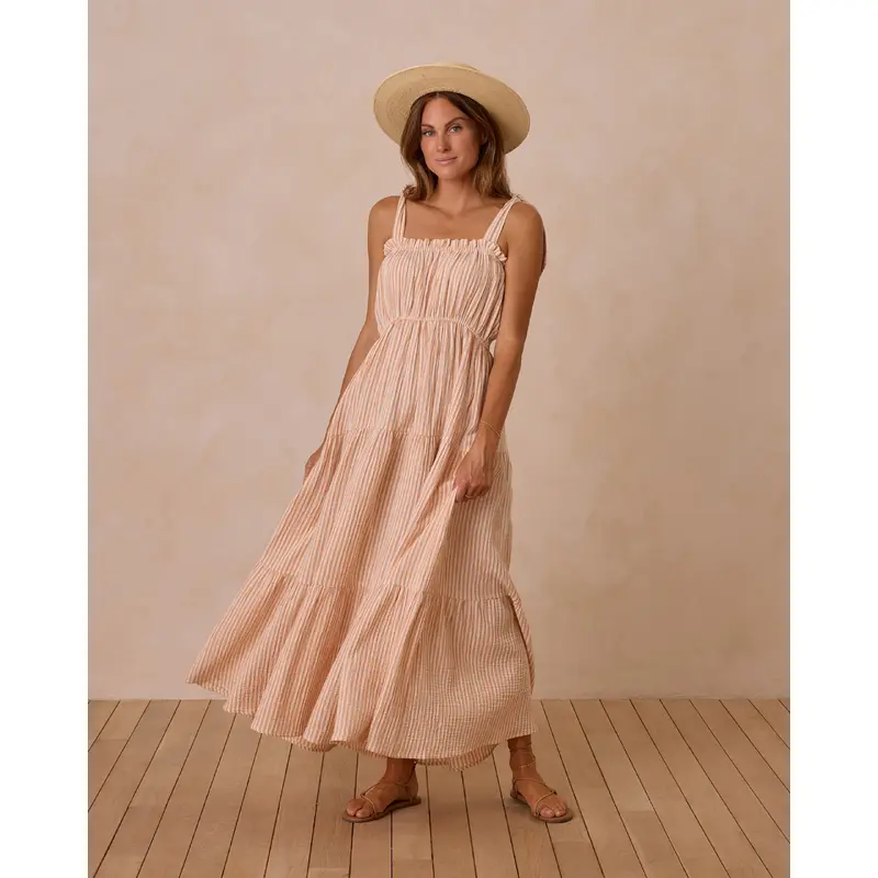 Rylee + Cru - Women's Delphina Dress - Grapefruit Stripe