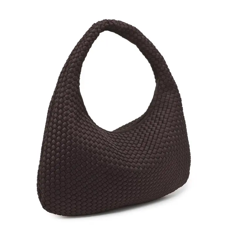 Sol and Selene: Dare to Dream - Large Woven Neoprene Hobo - Chocolate